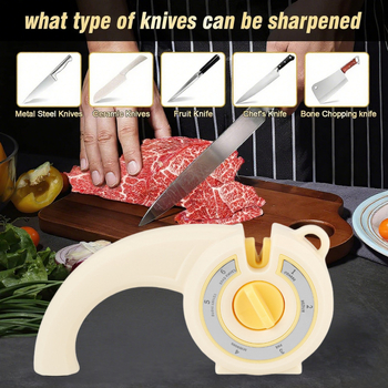 Kuus-ühes multifunktsionaalne noateritaja majapidamisköögi käärid kööginoa teritamiseks kivist noateritaja