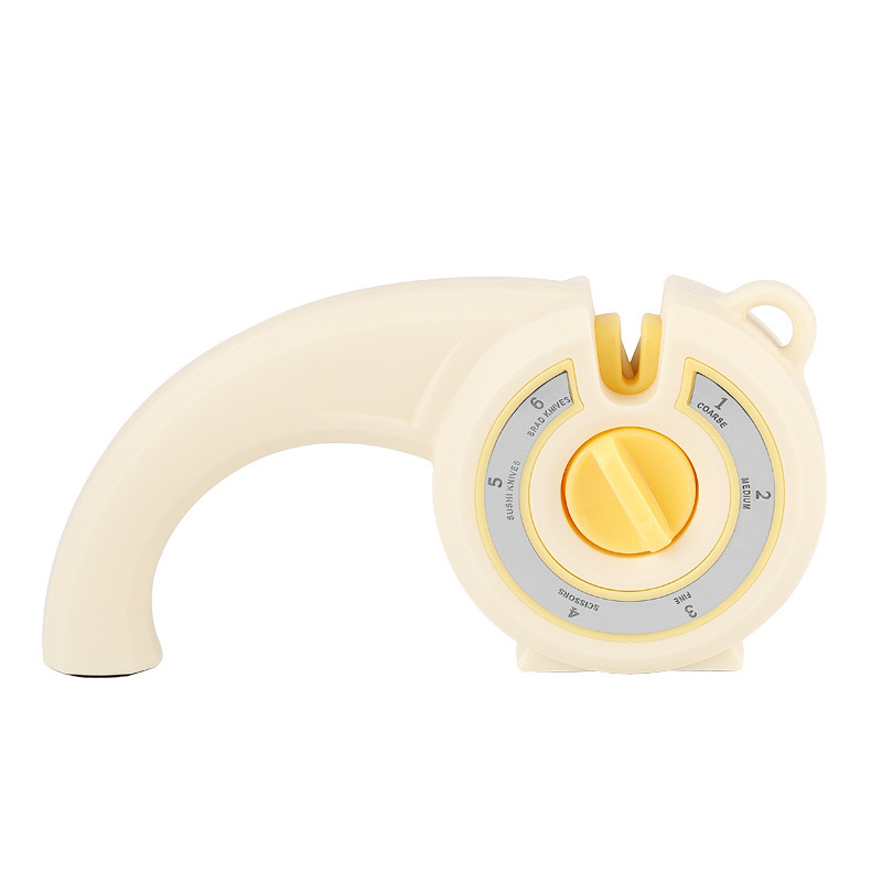 Kuus-ühes multifunktsionaalne noateritaja majapidamisköögi käärid kööginoa teritamiseks kivist noateritaja