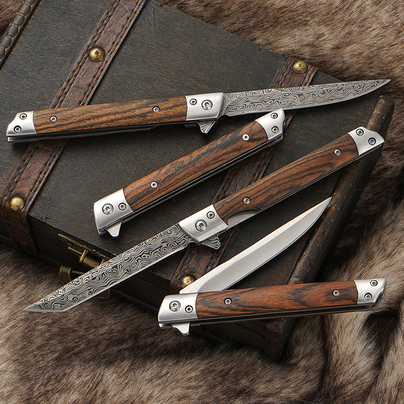 Factory Direct välistingimustes kasutatav multifunktsionaalne kokkupandav nuga kaasaskantav terav puuviljanuga telkimisnuga telkimisnuga