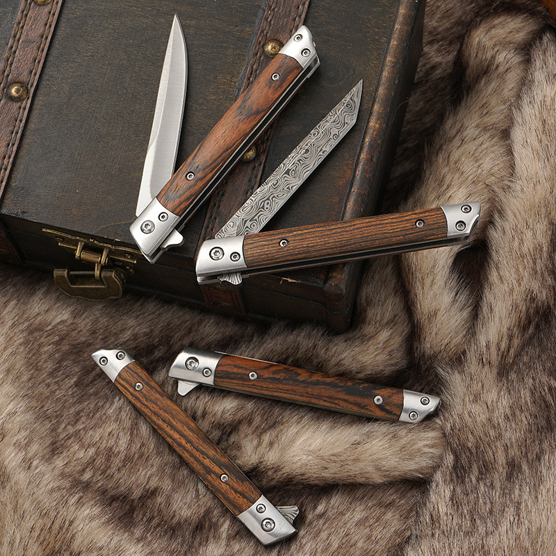 Factory Direct välistingimustes kasutatav multifunktsionaalne kokkupandav nuga kaasaskantav terav puuviljanuga telkimisnuga telkimisnuga