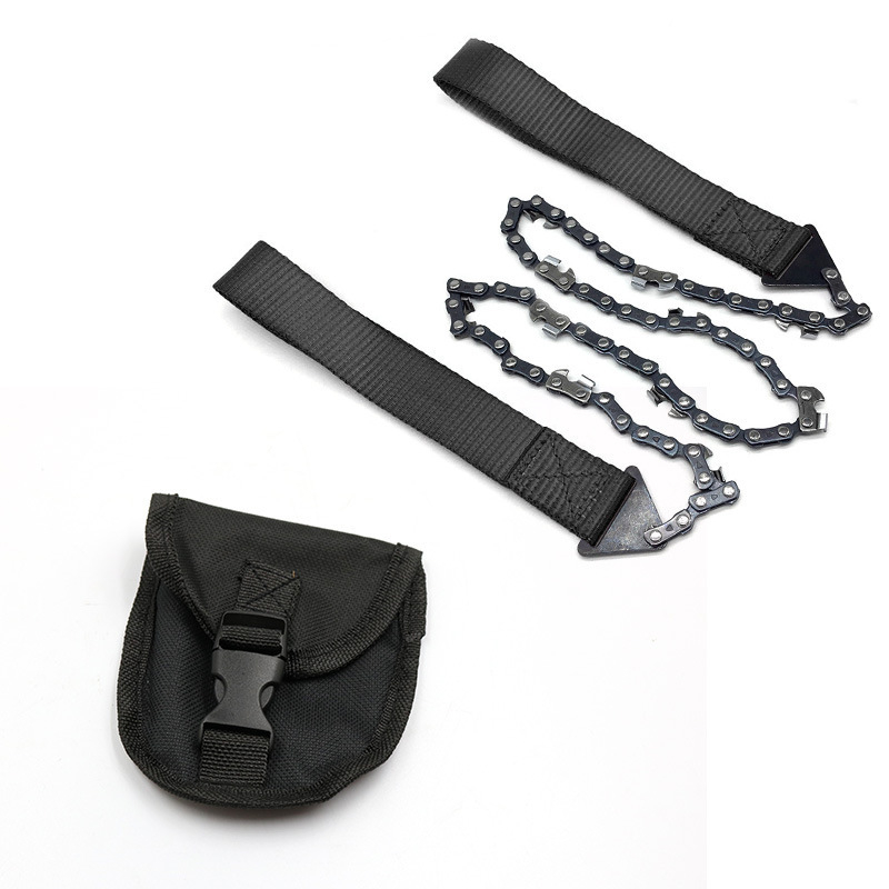 11 hambaga kaasaskantav ellujäämiskettsaag, hädaolukorras telkimis-, ronimis- ja tööriistataskuga käsitööriistade kott, välistingimustes kasutatav taskukettsaag