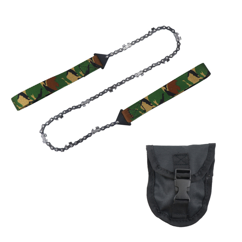 11 hambaga kaasaskantav ellujäämiskettsaag, hädaolukorras telkimis-, ronimis- ja tööriistataskuga käsitööriistade kott, välistingimustes kasutatav taskukettsaag