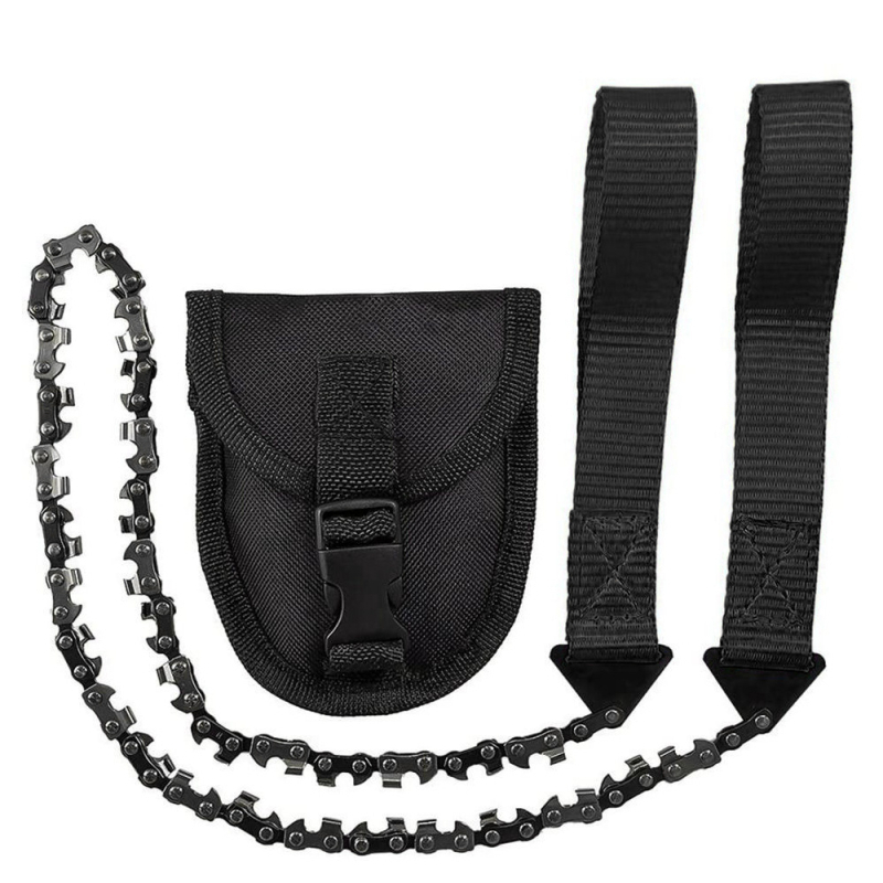 11 hambaga kaasaskantav ellujäämiskettsaag, hädaolukorras telkimis-, ronimis- ja tööriistataskuga käsitööriistade kott, välistingimustes kasutatav taskukettsaag