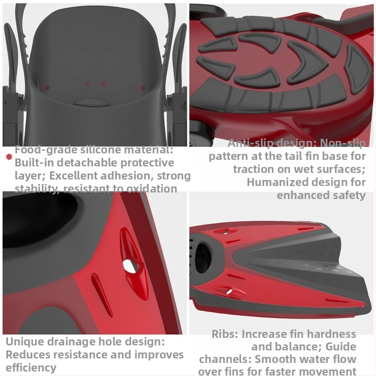 Фабрични директни продажби на плавници, регулируеми унисекс водолазни обувки, професионални водолазни обувки за жаба, обувки за шнорхелинг