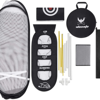 Δίχτυ εξάσκησης γκολφ, δίχτυ κοπής ράβδου γυμναστικής για εσωτερικούς και εξωτερικούς χώρους, πτυσσόμενο κλουβί μάχης με μαξιλάρι μάχης