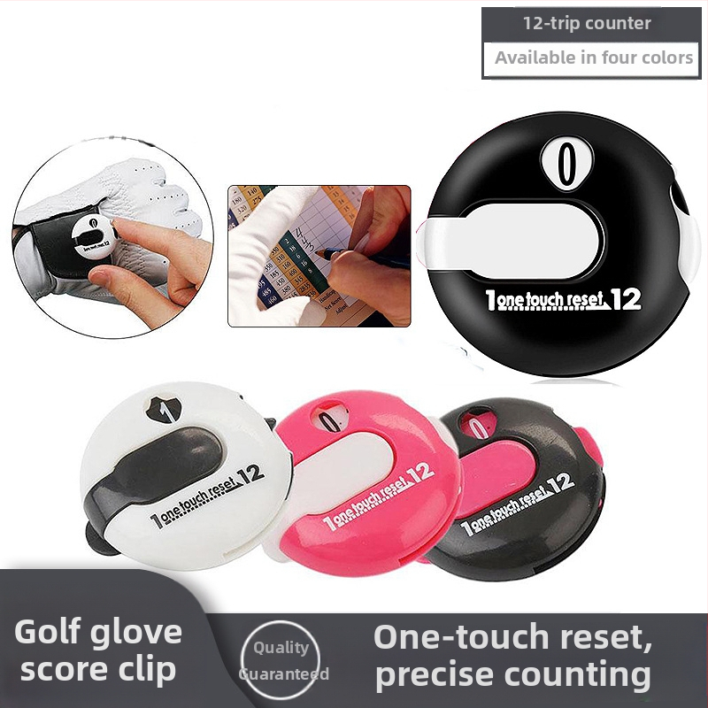 Uus golfi mütsi klambri punktiarvestuse seade kindaklamber ümmargune varraste loendamise seade golfitarvikud 12 varda saab mõõta