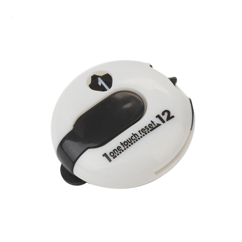 Uus golfi mütsi klambri punktiarvestuse seade kindaklamber ümmargune varraste loendamise seade golfitarvikud 12 varda saab mõõta