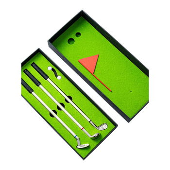 Αστείο νέο σετ δώρου με στυλό μίνι γηπέδου γκολφ, σετ δώρου με δημιουργικό στυλό μπέιζμπολ, στυλό τζελ, στυλό παιχνιδιού