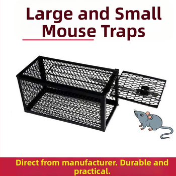 Gamintojo vidinis žiurkių spąstas, jautrus metalinis geležinis pelių spąstų narvas namams, labai efektyvus naikinant žiurkes