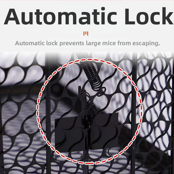 Gamintojo vidinis žiurkių spąstas, jautrus metalinis geležinis pelių spąstų narvas namams, labai efektyvus naikinant žiurkes