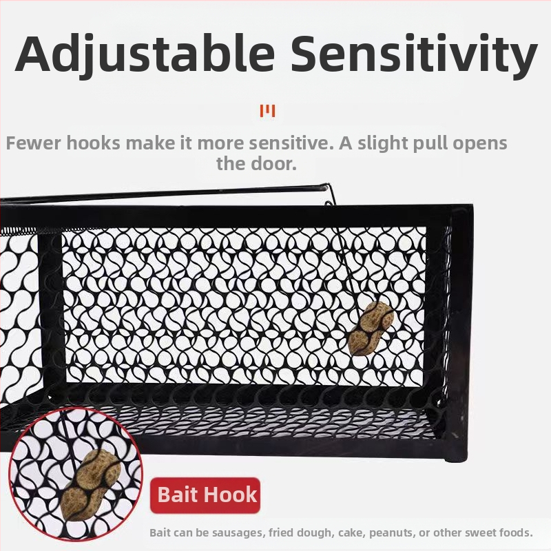 Капан за плъхове от производителя, чувствителна метална желязна клетка за капан за мишки за домашна употреба, високоефективен при унищожаване на плъхове