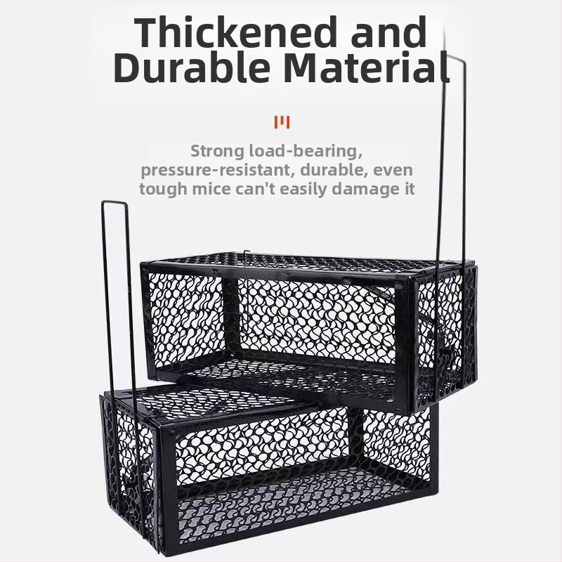 Капан за плъхове от производителя, чувствителна метална желязна клетка за капан за мишки за домашна употреба, високоефективен при унищожаване на плъхове