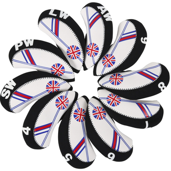 κάλυμμα μπαστούνιου ψηφιακό σετ καπέλων καλύμματος κεφαλής γκολφ αξεσουάρ εξάσκησης κάλυμμα σιδερένιου μπαστουνιού κάλυμμα μπαστούνιου γκολφ εθνικής σημαίας