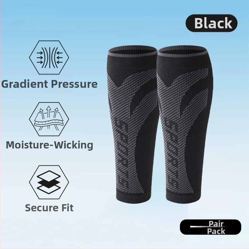 Sportinės blauzdų apsaugos gradientinės kompresinės itin elastingos, kvėpuojančios kojų movos, blauzdų apsaugos suaugusiesiems, dviračių sportui su šokdyne, sportinės blauzdų kojinės