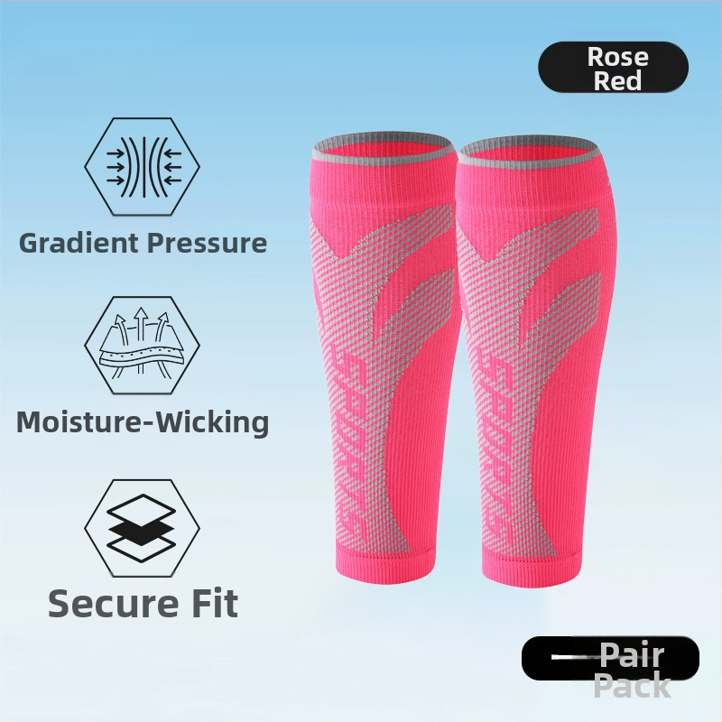 Sportinės blauzdų apsaugos gradientinės kompresinės itin elastingos, kvėpuojančios kojų movos, blauzdų apsaugos suaugusiesiems, dviračių sportui su šokdyne, sportinės blauzdų kojinės