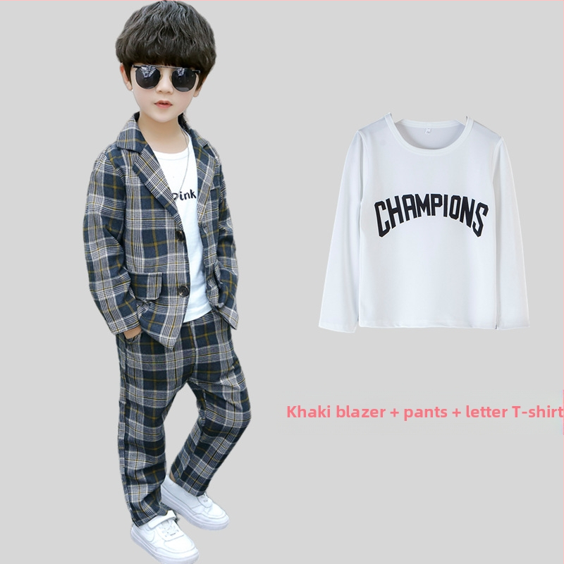 Laste ülikond lillepoisi klaveriesinemise saatejuhi kleit kena briti jakk poiste ülikond