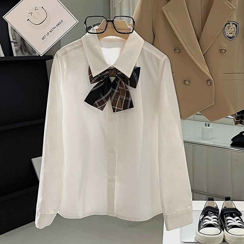 Tüdrukute sügisriided Ameerika preppy stiilis JK seelik-ülikond ülerõivaste poolseelik 2025 kevadine uus laste vabaajaülikondade trend