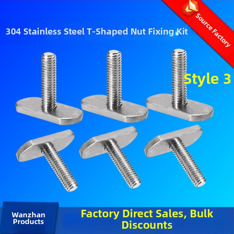 Фабрично доставяне на 304 неръждаема стомана гайка за каяк аксесоари за багаж куфар за плъзгане на релса винтова кука пръстен за каяк