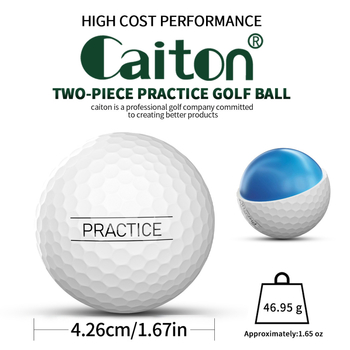 Μπάλα εξάσκησης Caiton Golf Sarin δύο στρώσεων/μπάλα αγώνων τεσσάρων στρώσεων, ολοκαίνουργια μπάλα γκολφ υψηλής ελαστικότητας
