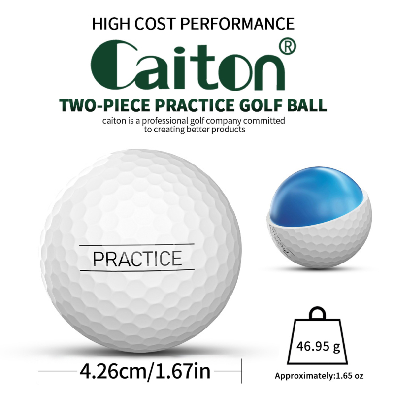 Caiton Golf kahekihiline Sarin harjutuspall/neljakihiline võistluspall uhiuus pall kõrge elastsusega golfipall