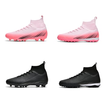 Határokon átnyúló nagykereskedelmi új magas szárú Ag hosszú szöges Tf törött szöges profi futballcipők csúszásmentes kopásálló játék edzőcipők férfiaknak