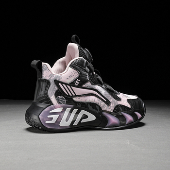 Παπούτσια μπάσκετ για αγόρια από δέρμα 2025, νέα αντιολισθητικά, ανθεκτικά στη φθορά παπούτσια μπάσκετ για κορίτσια και παιδιά