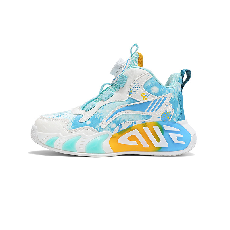 Poiste korvpallijalatsid nahast pealispinnaga 2025 uued laste libisemiskindlad kulumiskindlad korvpallijalatsid tüdrukutele ja lastele