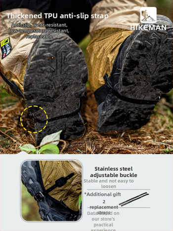 Ορειβασία Πεζοπορία Χιονοκάλυψη Εξωτερική Κατασκήνωση Ελαφρύ Σκι στην έρημο Αδιάβροχο Χιονοκάλυψη Ποδιών Κάλυμμα Ποδιών