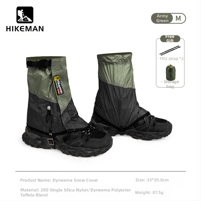 Hikeman Hegymászás Túrázás Hótakaró Kültéri Kempingezés Könnyű Sivatagi Síelés Homokálló Hótakaró Lábszárvédő