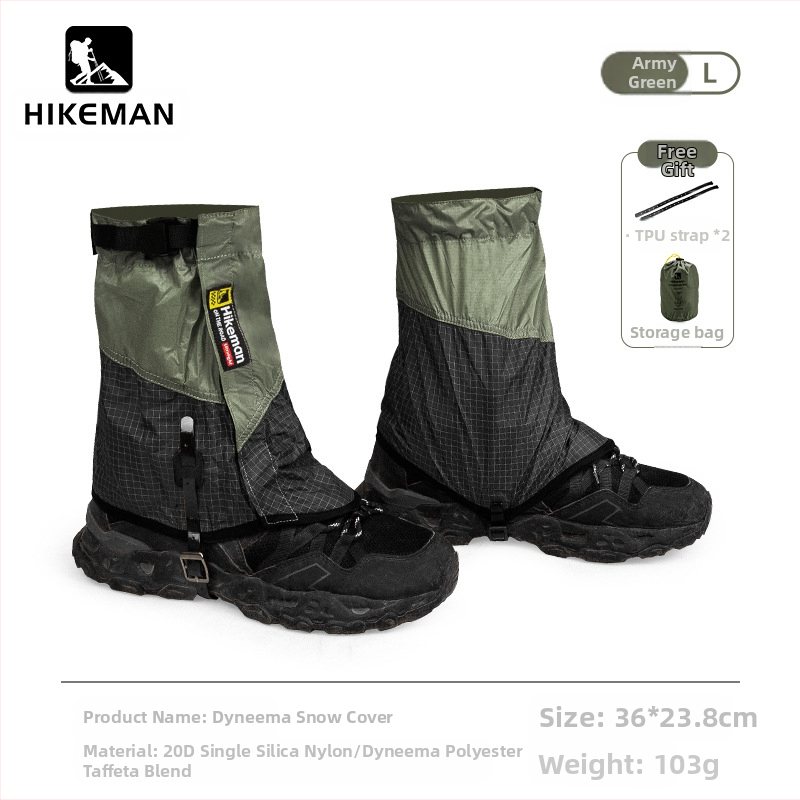 Hikeman Hegymászás Túrázás Hótakaró Kültéri Kempingezés Könnyű Sivatagi Síelés Homokálló Hótakaró Lábszárvédő