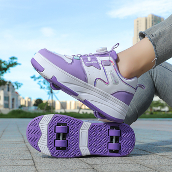 Didmeninė prekyba vaikiškais „heywalk“ batais, gamykliniais tiesioginio mygtuko tipo keturračiais riedučiais berniukams ir mergaitėms, lauko sportiniais riedučiais užsienio prekybai.