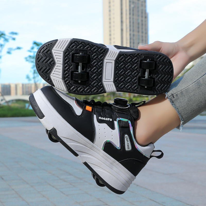 Didmeninė prekyba vaikiškais „heywalk“ batais, gamykliniais tiesioginio mygtuko tipo keturračiais riedučiais berniukams ir mergaitėms, lauko sportiniais riedučiais užsienio prekybai.