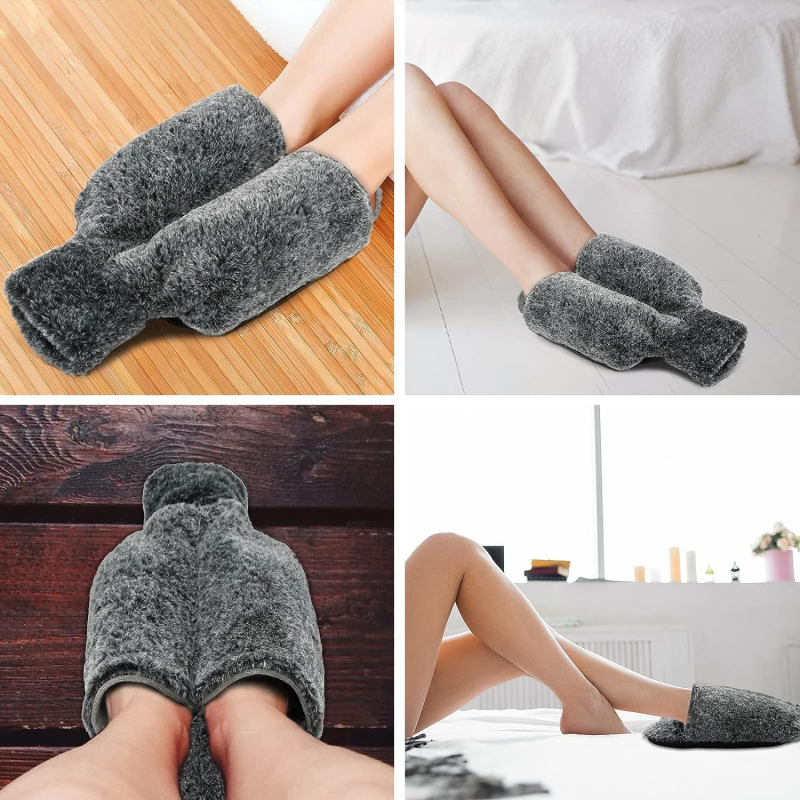 Gumijas pēdu sildītājs karstā ūdens maisiņš ūdens roku sildītājs sabiezēts samta pēdu sildītājs artefakts karstā ūdens maisiņš plankumu sprādzieni