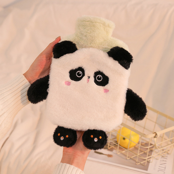 Jauna multfilmas plīša karstā ūdens soma, sabiezēta ūdens injekcija, studentu sieviešu silta rokassoma, dubultā roka, jauka, silta roka, dārgums, vairumtirdzniecība