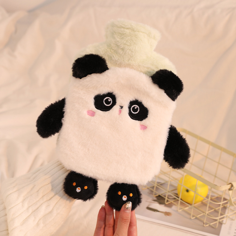 Jauna multfilmas plīša karstā ūdens soma, sabiezēta ūdens injekcija, studentu sieviešu silta rokassoma, dubultā roka, jauka, silta roka, dārgums, vairumtirdzniecība