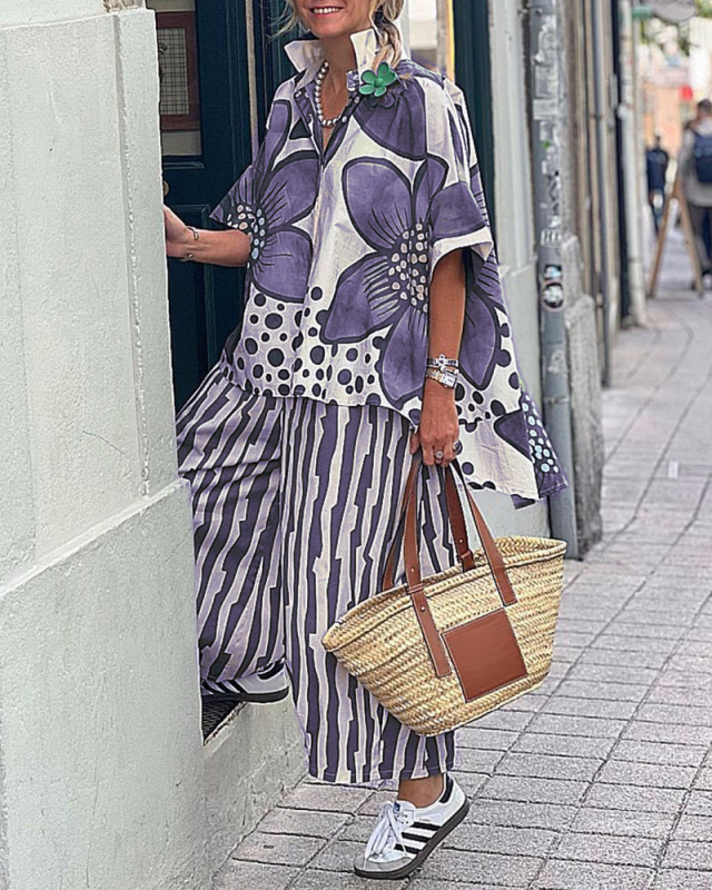 Amazoni piiriülene uus suvine sõltumatu jaama Euroopa ja Ameerika daamide rinnamikrofoniga lilleprindiga vabaaja moekostüüm