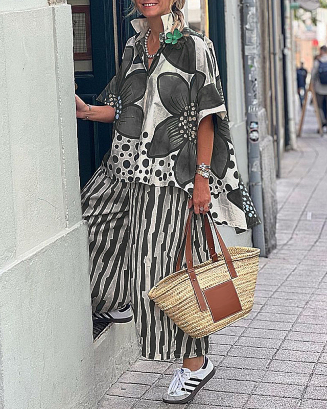 Amazoni piiriülene uus suvine sõltumatu jaama Euroopa ja Ameerika daamide rinnamikrofoniga lilleprindiga vabaaja moekostüüm