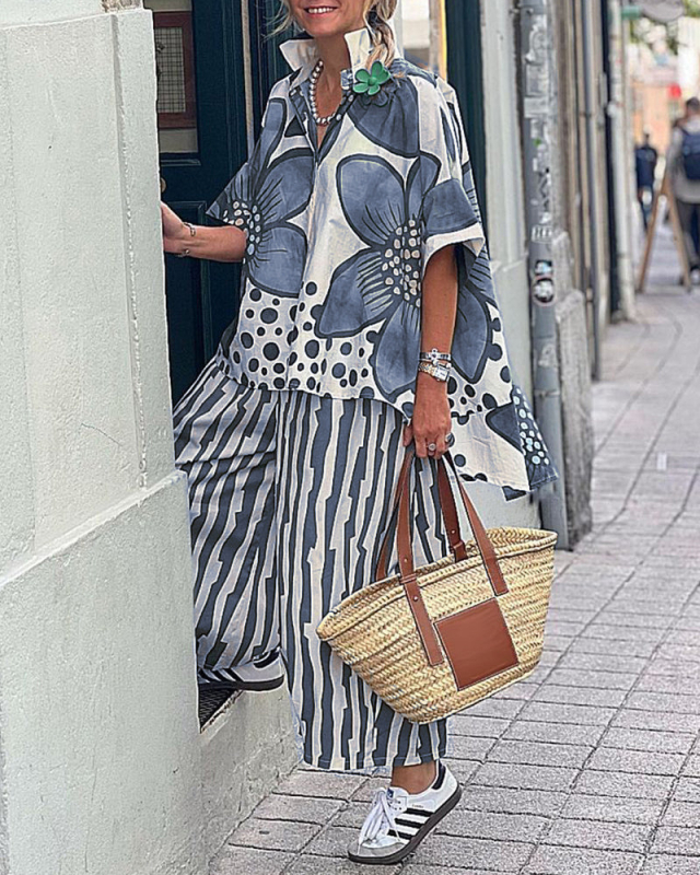 Amazoni piiriülene uus suvine sõltumatu jaama Euroopa ja Ameerika daamide rinnamikrofoniga lilleprindiga vabaaja moekostüüm