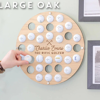 Piiriülene uus golfireegli golfiväljaku riiul puidust käsitöö dekoratiivne hoiureegli seinale riputatavad kaunistused