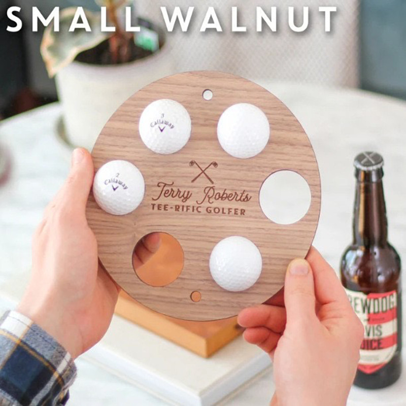 Piiriülene uus golfireegli golfiväljaku riiul puidust käsitöö dekoratiivne hoiureegli seinale riputatavad kaunistused