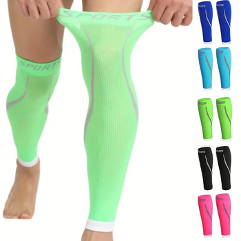 Pārrobežu sporta ikru aizsardzība Futbols Basketbols Fitness Sviedrus absorbējošas elpojošas kompresijas zeķes Elastīgas spiediena kāju aizsardzības kāju piedurknes