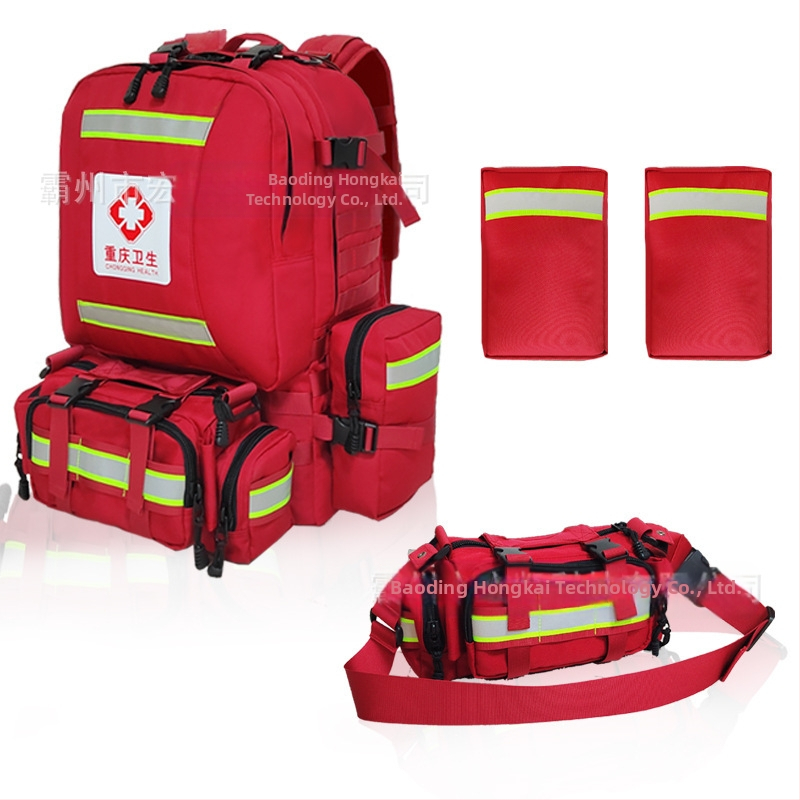 Раница за първа помощ, Удароустойчив комплект и комплект за спешна помощ при бедствия, Комплект за медицинска хигиена и спасяване, Раница, 72-часова хигиенична раница за спешни случаи