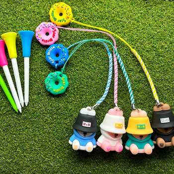 Μπάλα γκολφ TEE καρτούν κουνέλι γκολφ καρφιά σετ 83 χιλιοστών πλαστικό μπλουζάκι με αντι-χαμένο σχοινί διασυνοριακή καυτή πώληση