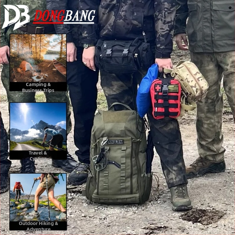 Тактическа раница за къмпинг на открито, планинарство, медицинска раница с голям капацитет, спортна раница, чанта за спешни случаи, многофункционална чанта за съхранение