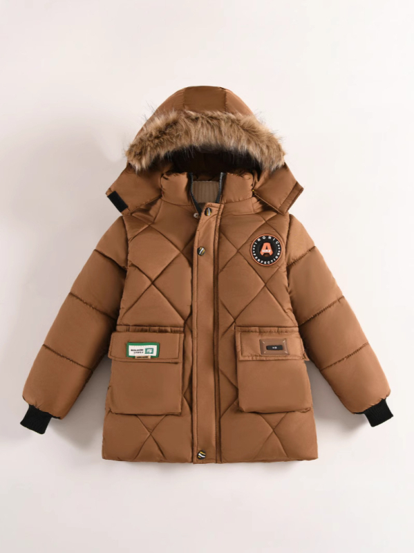 Jachetă de iarnă pentru băieți, jachetă din bumbac, stil la modă, haină de iarnă pentru băieți, haine noi din bumbac, vânzare directă din fabrică, îngroșată