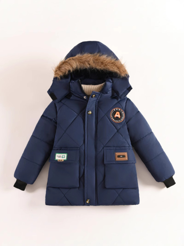 Zimska gornja odjeća za dječake, pamučna jakna, trendi stil, zimski kaput za dječake, nova pamučna odjeća, tvornička izravna rasprodaja, zadebljano