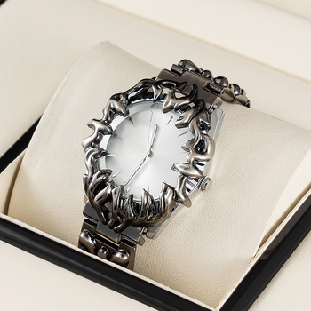 Άμεση πώληση εργοστασίου Claw Millennium Watch Ανδρικό μοντέρνο ρετρό Y2K Ευρωπαϊκό και αμερικανικό ακανόνιστο μοντέρνο ρολόι χαλαζία μάρκας Niche Ins