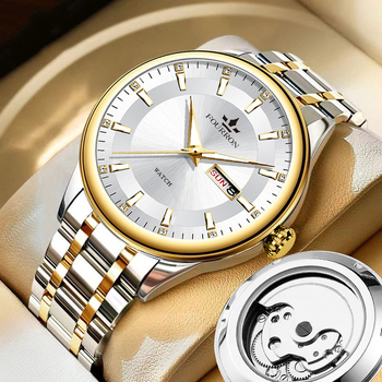 Ρολόι από λεπτό ατσάλι για άνδρες με πίσω μέρος, κοίλη ζώνη από ατσάλι, αγκράφα πεταλούδας, αδιάβροχο, μοντέρνο ρολόι χαλαζία με ζωντανή έκρηξη, νέο ρολόι