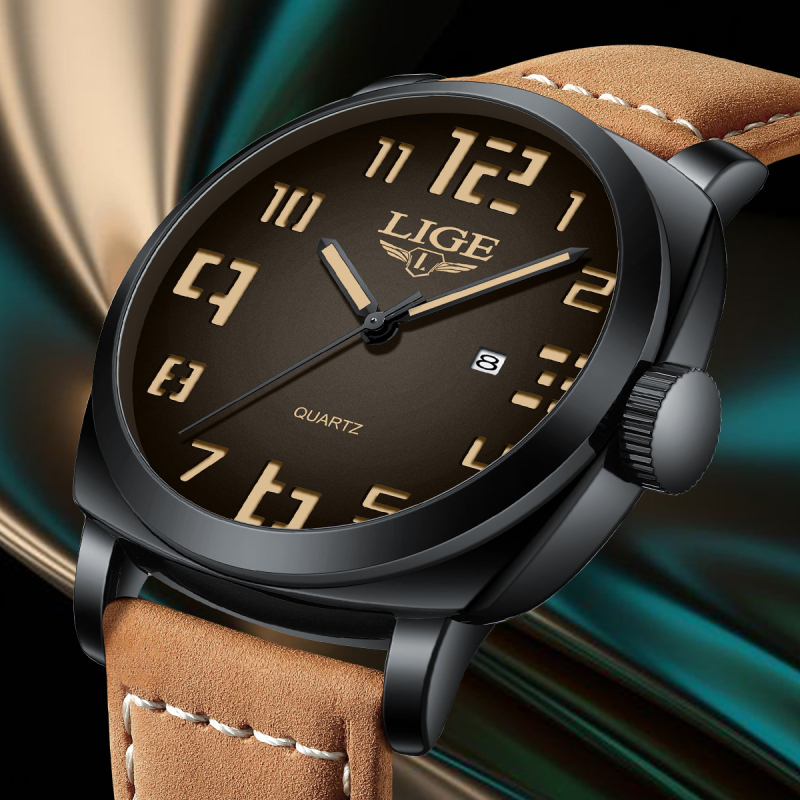 Furnizare transfrontalieră exclusivă de ceasuri noi, moderne și simple, cu cadran mare și pătrat, pentru bărbați, studenți adulți, ceasuri cu cuarț atractive