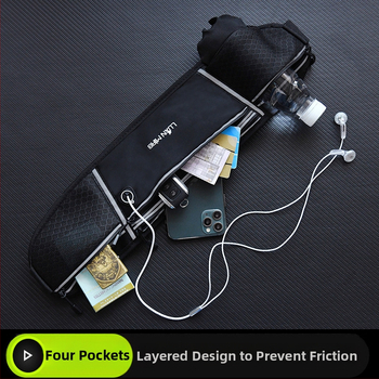 Uus piiriülene välistingimustes kasutatavate spordivahendite vöökott jooksu- ja jalgrattasõidutarvikuteks meestele ja naistele mõeldud multifunktsionaalne vöökott